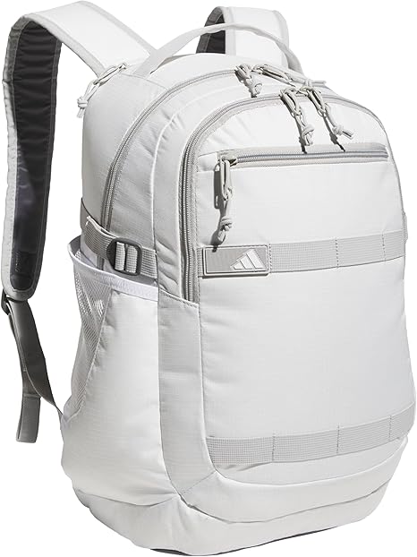 Impulse Backpack, Sport Bag for Men and Women, Durable and Lightweight, White/Grey Two, One Size