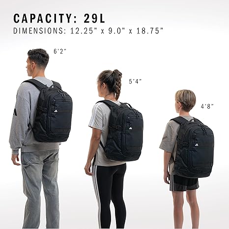 Impulse Backpack, Sport Bag for Men and Women, Durable and Lightweight, White/Grey Two, One Size