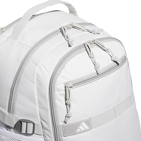Impulse Backpack, Sport Bag for Men and Women, Durable and Lightweight, White/Grey Two, One Size